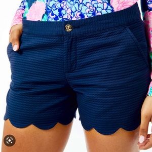 Lilly Pulitzer Buttercup Shorts Sz 6 Navy